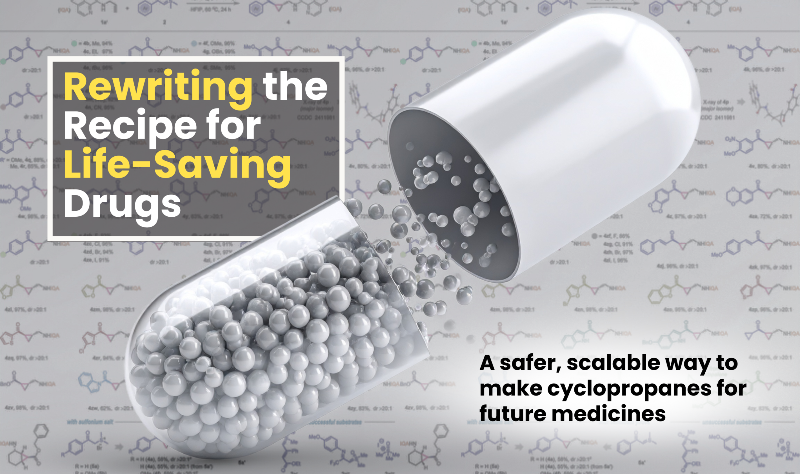 Rewriting the recipe for life-saving drugs